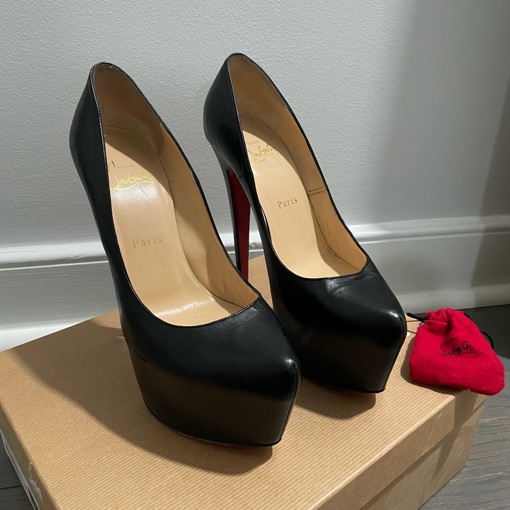 Christian Louboutin Daffodile 160 Kid Black